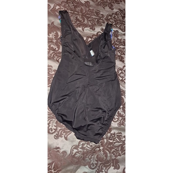 Longitude Women's One Piece Swim Suit Size 12 - Picture 2 of 3